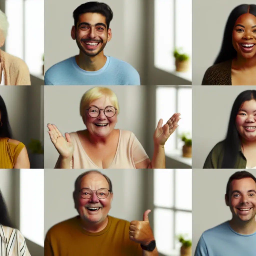 Grid met citaten van tevreden cliënten