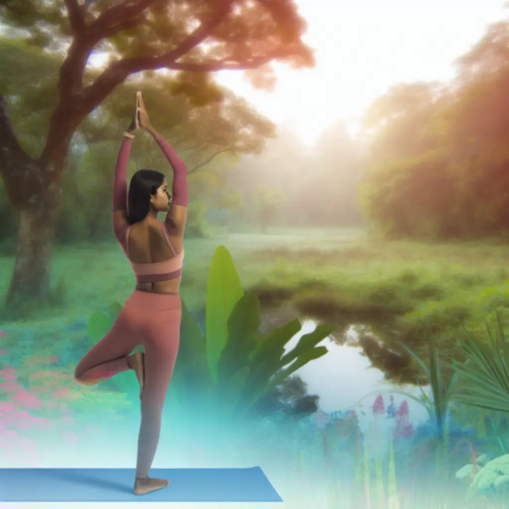 Inspirerende collage met gezonde gerechten en beweging in de buitenlucht