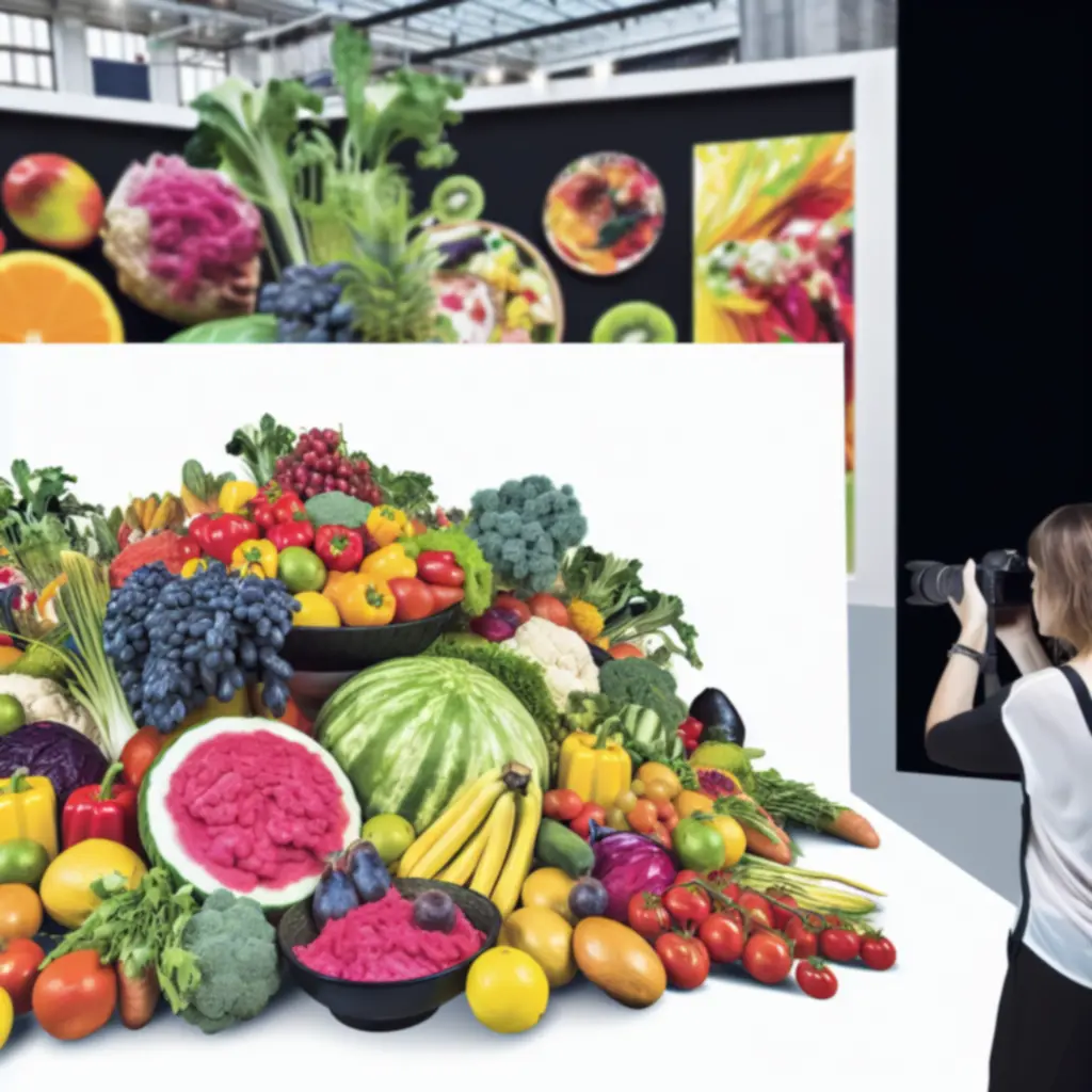 Frisse, kleurrijke gezonde maaltijden en een actieve levensstijl als inspiratie voor welzijn